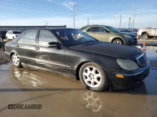 2002 Mercedes-Benz S-Class 5.0L with VIN WDBNG75J42A235671, listed as a Copart auction lot 85327854 with 163,339 mi miles and Clean Title. Bid and sale history available at carsss.com. Image 4.