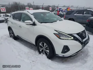 2023 Nissan Murano SV with VIN 5N1AZ2BSXPC130666, listed as a IAAI auction lot 41432365 with 42,772 mi miles. Bid and sale history available at carsss.com. Image 1.