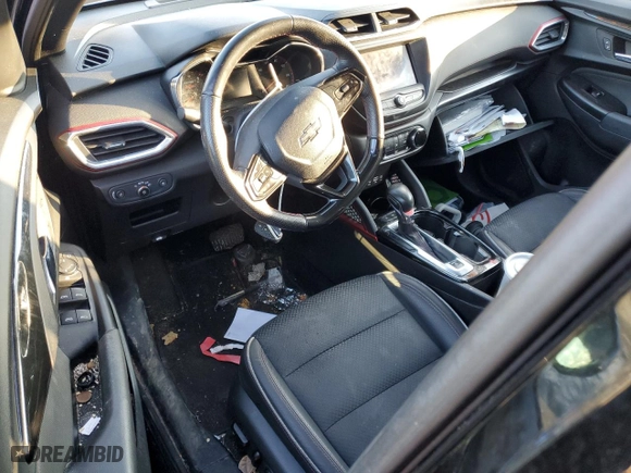 2022 Chevrolet TrailBlazer RS with VIN KL79MTSL6NB075671, listed as a Copart auction lot 87284574 with NaN miles and Salvage Title. Bid and sale history available at carsss.com. Image 8.