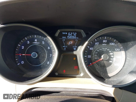 2013 Hyundai Elantra GLS z VIN 5NPDH4AE7DH174538, wystawiony jako IAAI lot #41428026 z przebiegiem 158 066 mil mil oraz . Historia ofert i sprzedaży dostępna na DreamBid. Obrazek 7.