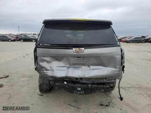 2023 Cadillac Escalade 4WD Sport Platinum with VIN 1GYS4GKL0PR438899, listed as a Copart auction lot 86210984 with 0 mi miles and Salvage Title. Bid and sale history available at carsss.com. Image 6.
