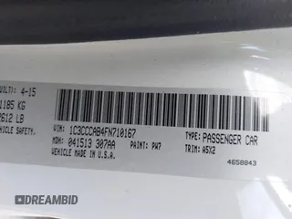 2015 Chrysler 200 Limited с VIN 1C3CCCAB4FN710167, выставлен на аукционе IAAI как лот 42265899 с пробегом 131 554 миль миль и . История ставок и продаж доступна на DreamBid. Изображение 9.