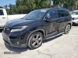 2019 Honda Passport Touring with VIN 5FNYF7H93KB004402, listed as a Copart auction lot 57576185 with 54,597 mi miles and Salvage title. Bid and sale history available at DreamBid. Image 1.