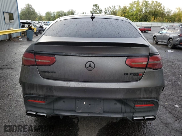 2016 Mercedes-Benz GLE 63 S AMG with VIN 4JGED7FB2GA011786, listed as a Copart auction lot 76569154 with 71,920 mi miles and Salvage title. Bid and sale history available at DreamBid. Image 6.