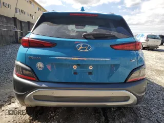2022 Hyundai Kona Limited with VIN KM8K53A35NU911229, listed as a Copart auction lot 42786925 with 10,110 mi miles and Salvage Title. Bid and sale history available at carsss.com. Image 6.