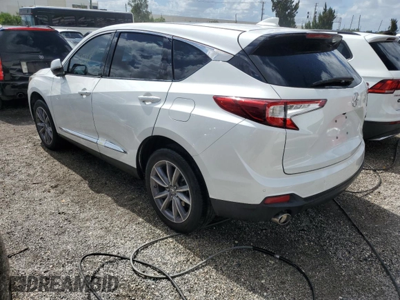 2020 Acura RDX w/Technology Pkg with VIN 5J8TC1H51LL010616, listed as a Copart auction lot 59505954 with 28,268 mi miles and Salvage Title. Bid and sale history available at carsss.com. Image 2.