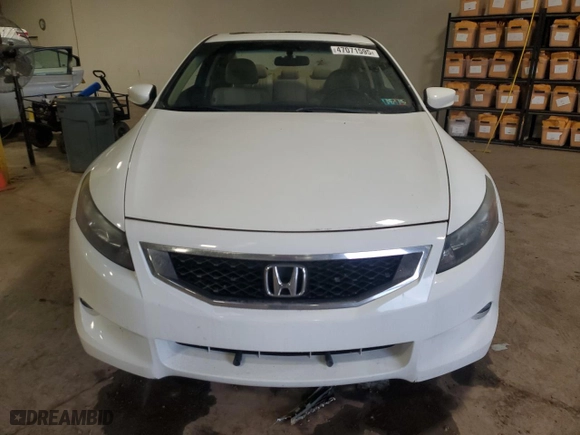 2010 Honda Accord Cpe EX-L with VIN 1HGCS2B80AA008098, listed as a Copart auction lot 47071595 with NaN miles and Salvage Title. Bid and sale history available at carsss.com. Image 5.