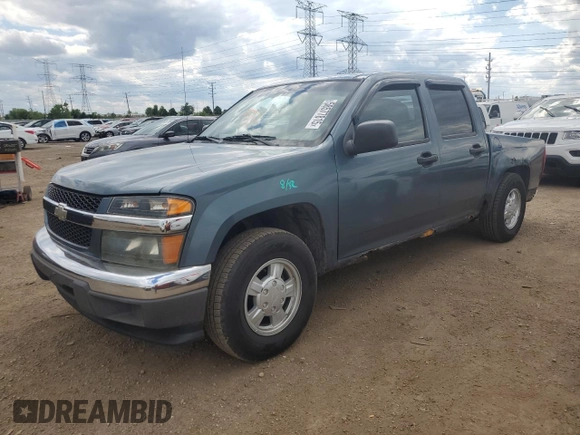 2006 Chevrolet Colorado 1LT z VIN 1GCCS138468130517, wystawiony jako Copart lot #58577815 z przebiegiem 152 008 mil mil oraz Szkoda całkowita • Salvage title. Historia ofert i sprzedaży dostępna na DreamBid. Obrazek 1.