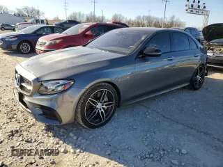 2020 Mercedes-Benz E with VIN WDDZF6BB3LA734062, listed as a Copart auction lot 83616034 with 26,025 mi miles and Salvage Title. Bid and sale history available at carsss.com. Image 1.