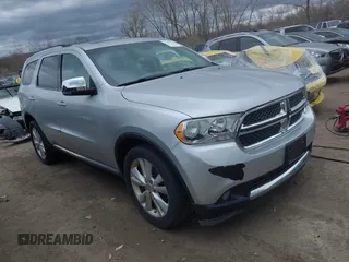 2012 Dodge Durango Crew with VIN 1C4SDJDT7CC309362, listed as a IAAI auction lot 41995500 with 227,049 mi miles. Bid and sale history available at carsss.com. Image 1.
