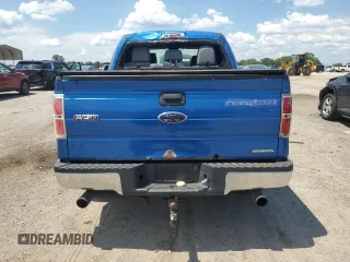 2011 Ford F-150 XL with VIN 1FTFW1EFXBFA13768, listed as a Copart auction lot 63580345 with 201,816 mi miles and Salvage title. Bid and sale history available at DreamBid. Image 6.