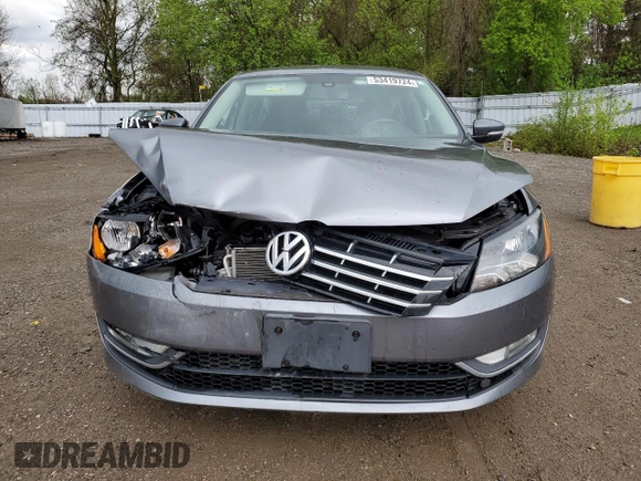 2015 Volkswagen Passat Trendline with VIN 1VWAV7A38FC041679, listed as a Copart auction lot 53419724 with 123,868 mi miles and Salvage title. Bid and sale history available at DreamBid. Image 5.