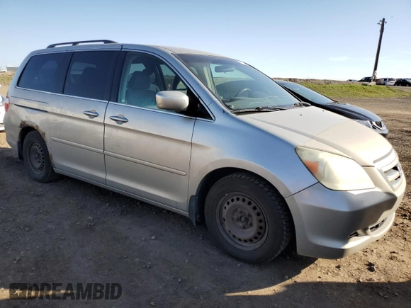 2005 Honda Odyssey EX with VIN 5FNRL38485B500908, listed as a Copart auction lot 55321385 with 448,908 mi miles and Salvage Title. Bid and sale history available at carsss.com. Image 4.
