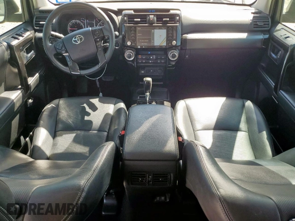 2020 Toyota 4Runner SR5 with VIN JTEZU5JR0L5220926, listed as a Copart auction lot 57238995 with 49,362 mi miles and Salvage title. Bid and sale history available at DreamBid. Image 8.
