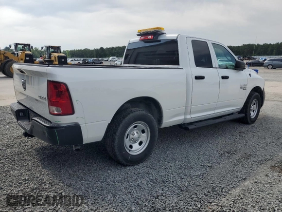 2023 Ram 1500 Tradesman z VIN 1C6RR7FG0PS542277, wystawiony jako Copart lot #56850795 z przebiegiem 55 005 mil mil oraz Szkoda całkowita • Salvage title. Historia ofert i sprzedaży dostępna na DreamBid. Obrazek 3.