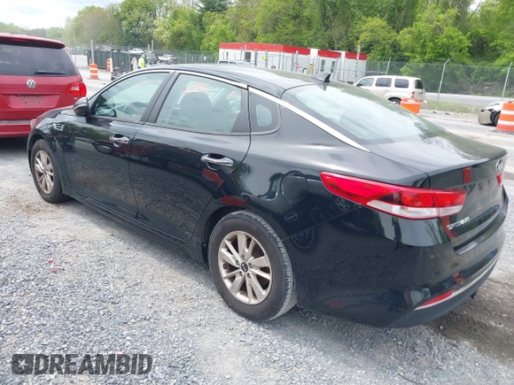 2018 Kia Optima LX with VIN 5XXGT4L36JG216244, listed as a IAAI auction lot 42223456 with 134,150 mi miles and . Bid and sale history available at carsss.com. Image 3.