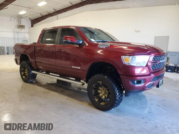2024 Ram 1500 Lone Star z VIN 1C6SRFFT7RN206832, wystawiony jako Copart lot #45127765 z przebiegiem 460 mil mil oraz Czysty tytuł • Clean title. Historia ofert i sprzedaży dostępna na DreamBid. Obrazek 4.