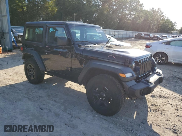 2022 Jeep Wrangler Sport with VIN 1C4HJXAG3NW234819, listed as a Copart auction lot 73094974 with 40,482 mi miles and Non Repairable. Bid and sale history available at DreamBid. Image 4.