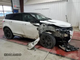 2022 Land Rover Range Rover Evoque R-Dynamic S with VIN SALZT2FX9NH172124, listed as a Copart auction lot 46345935 with 33,447 mi miles and Salvage Title. Bid and sale history available at carsss.com. Image 4.