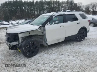 2019 Ford Explorer Sport with VIN 1FM5K8GT4KGA47715, listed as a Copart auction lot 89241375 with 82,147 mi miles and Salvage Title. Bid and sale history available at carsss.com. Image 1.