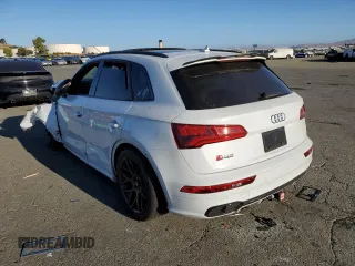2020 Audi SQ5 Premium Plus with VIN WA1B4AFY4L2062231, listed as a Copart auction lot 67065104 with 54,839 mi miles and Salvage Title. Bid and sale history available at DreamBid. Image 2.