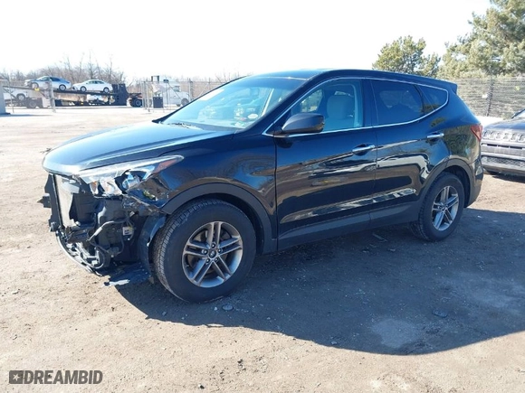 2018 Hyundai Santa Fe Sport 2.4L with VIN 5NMZTDLB2JH083094, listed as a IAAI auction lot 41829710 with 101,590 mi miles. Bid and sale history available at carsss.com. Image 2.