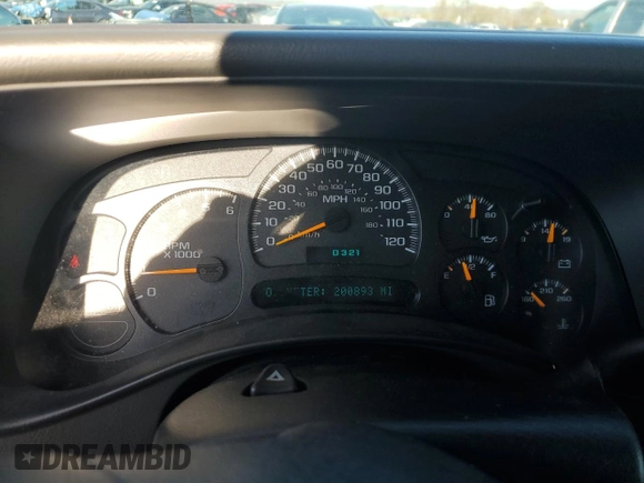 2003 Chevrolet Tahoe LS with VIN 1GNEK13ZX3J289345, listed as a Copart auction lot 53379565 with 200,893 mi miles and Salvage Title. Bid and sale history available at DreamBid. Image 9.