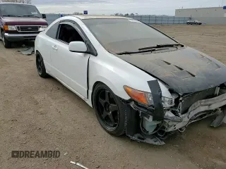 2008 Honda Civic Cpe Si with VIN 2HGFG215X8H708678, listed as a Copart auction lot 49978925 with 143,362 mi miles and Salvage Title. Bid and sale history available at carsss.com. Image 10.