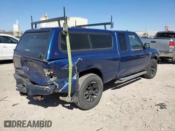 2008 Ford Ranger XLT with VIN 1FTZR45E28PA92675, listed as a Copart auction lot 49860585 with Not Provided miles and Salvage Title. Bid and sale history available at DreamBid. Image 3.