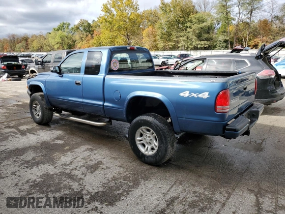2004 Dodge Dakota Sport with VIN 1D7HG32N04S552610, listed as a Copart auction lot 75866434 with 157,090 mi miles and Salvage Title. Bid and sale history available at carsss.com. Image 2.