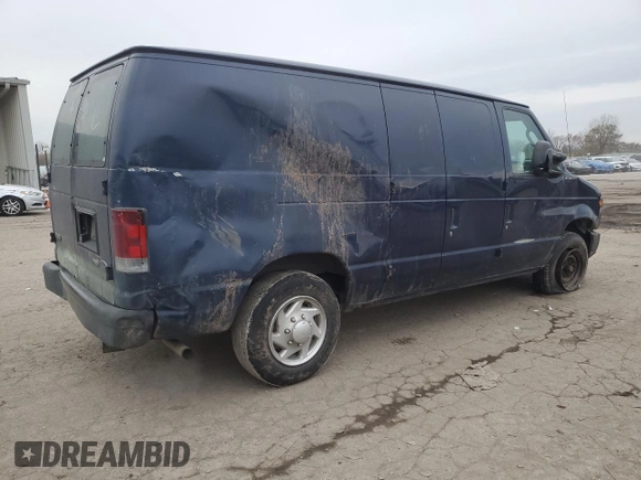 2010 Ford Econoline Cargo Commercial with VIN 1FTNE1EW2ADA56736, listed as a Copart auction lot 82539414 with 116,603 mi miles and Non Repairable. Bid and sale history available at DreamBid. Image 3.