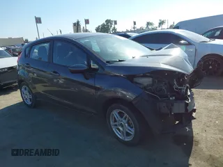 2019 Ford Fiesta SE with VIN 3FADP4EJ7KM122981, listed as a IAAI auction lot 40235576 with Not Provided miles. Bid and sale history available at carsss.com. Image 1.