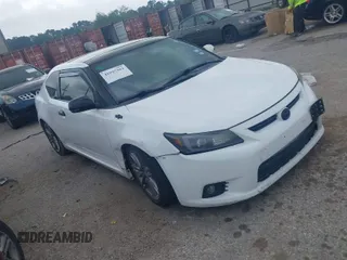 2012 Scion tC with VIN JTKJF5C78C3033137, listed as a IAAI auction lot 41927362 with 166,092 mi miles. Bid and sale history available at carsss.com. Image 1.