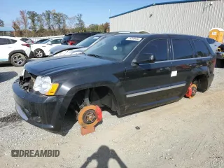 2008 Jeep Grand Cherokee SRT-8 with VIN 1J8HR78328C138609, listed as a Copart auction lot 75389454 with 125,550 mi miles and Non Repairable. Bid and sale history available at carsss.com. Image 1.