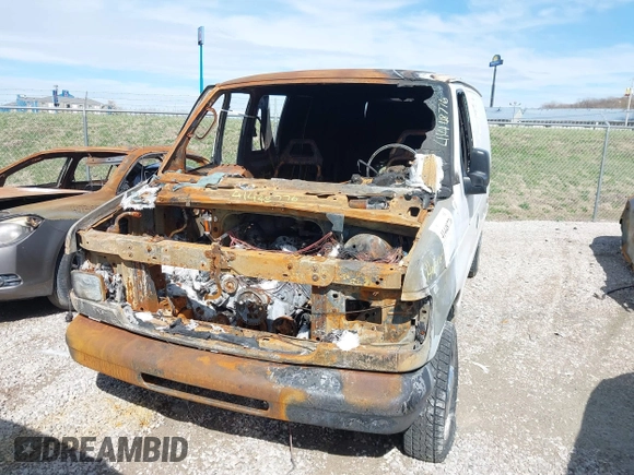 2005 Ford Econoline Cargo with VIN 1FTNE24L55HA37593, listed as a IAAI auction lot 41448776 with Not Provided miles. Bid and sale history available at carsss.com. Image 6.