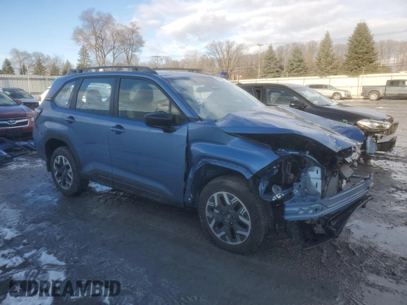 2025 Subaru Forester with VIN JF2SLDAC4SH457674, listed as a Copart auction lot 83403814 with 1,553 mi miles and Salvage title. Bid and sale history available at DreamBid. Image 4.