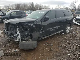 2021 Dodge Durango SXT z VIN 1C4RDHAG8MC761725, wystawiony jako Copart lot #48947725 z przebiegiem 93 613 mil mil oraz Szkody całkowita. Historia ofert i sprzedaży dostępna na DreamBid. Obrazek 1.