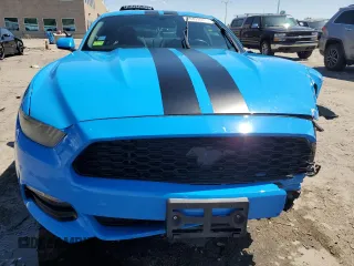 2017 Ford Mustang V6 with VIN 1FA6P8AM2H5209900, listed as a Copart auction lot 60493055 with 93,160 mi miles and Salvage title. Bid and sale history available at DreamBid. Image 5.