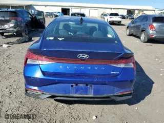 2023 Hyundai Elantra Limited with VIN KMHLP4AG3PU618486, listed as a Copart auction lot 88602275 with 16,679 mi miles and Salvage Title. Bid and sale history available at carsss.com. Image 6.
