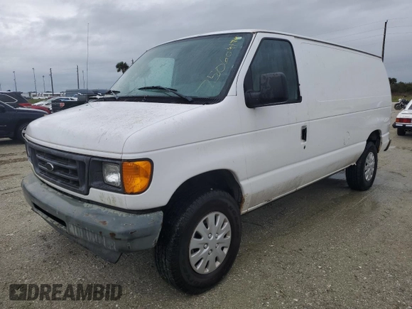 2004 Ford Econoline Cargo with VIN 1FTSE34L94HB46470, listed as a Copart auction lot 75060474 with Not Provided miles and Salvage Title. Bid and sale history available at carsss.com. Image 1.