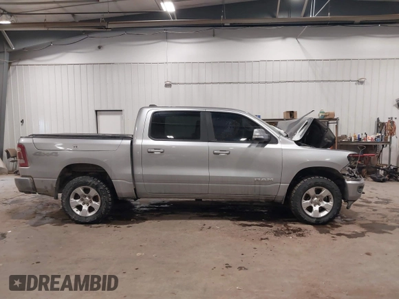 2019 Ram 1500 Big Horn/Lone Star with VIN 1C6SRFFT0KN800331, listed as a IAAI auction lot 41366628 with 184,842 mi miles. Bid and sale history available at carsss.com. Image 13.