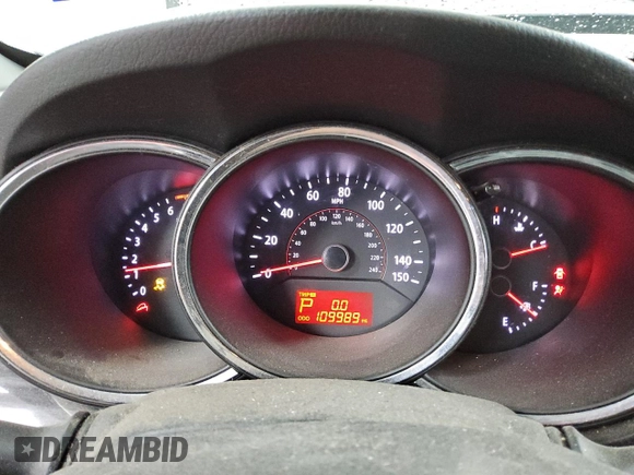 2012 Kia Sorento LX with VIN 5XYKT3A67CG228872, listed as a Copart auction lot 46606225 with 109,989 mi miles and Clean Title. Bid and sale history available at DreamBid. Image 9.