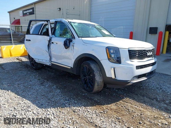 2022 Kia Telluride SX with VIN 5XYP54HC1NG290854, listed as a IAAI auction lot 41966799 with 47,218 mi miles and . Bid and sale history available at DreamBid. Image 1.
