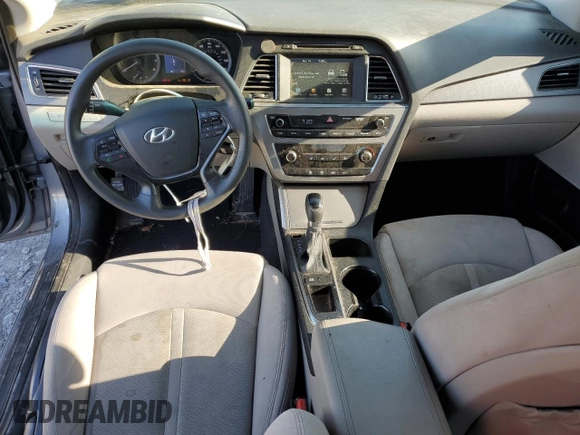 2016 Hyundai Sonata SE with VIN 5NPE24AF1GH303666, listed as a Copart auction lot 52843125 with 154,633 mi miles and Clean Title. Bid and sale history available at carsss.com. Image 8.