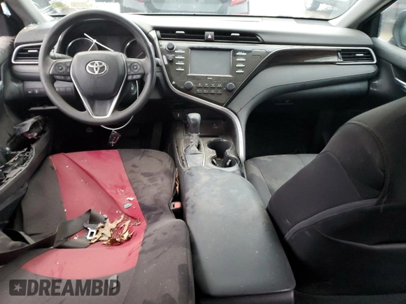 2020 Toyota Camry LE with VIN 4T1C11AK3LU984849, listed as a Copart auction lot 43397225 with 0 mi miles and Salvage Title. Bid and sale history available at carsss.com. Image 8.