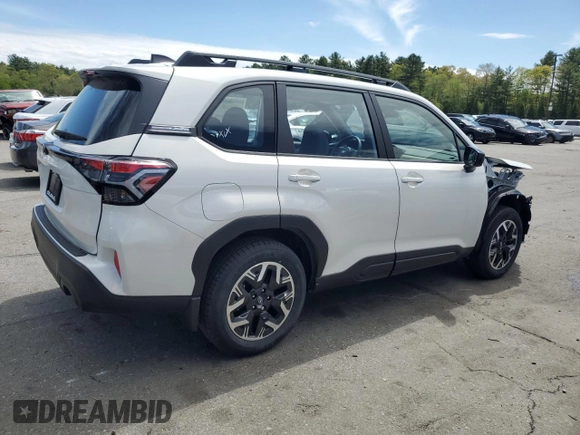 2025 Subaru Forester с VIN JF2SLDAC4SH482414, выставлен на аукционе Copart как лот 55410905 с пробегом 9 миль миль и Списание • Salvage title. История ставок и продаж доступна на DreamBid. Изображение 3.