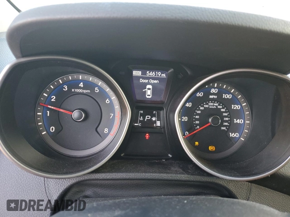 2013 Hyundai Elantra GT with VIN KMHD35LE9DU037412, listed as a Copart auction lot 79561274 with 54,619 mi miles and Salvage Title. Bid and sale history available at carsss.com. Image 9.