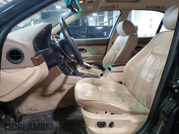 2001 BMW 5 Series 525i with VIN WBADT33481GF40536, listed as a Copart auction lot 48314315 with 165,461 mi miles and Salvage Title. Bid and sale history available at carsss.com. Image 7.