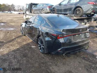 2023 Lexus IS with VIN JTHGZ1B27P5070776, listed as a IAAI auction lot 41429950 with 13,669 mi miles. Bid and sale history available at carsss.com. Image 3.