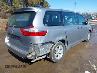 2017 Toyota Sienna L with VIN 5TDZZ3DC2HS823864, listed as a IAAI auction lot 41640613 with 194,318 mi miles and . Bid and sale history available at DreamBid. Image 4.
